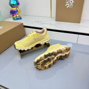 LOEWE 26S RUNNING SNEAKERS IN LIGHT YELLOW MESH
