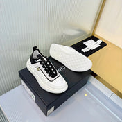 CHANEL 26S PLATFORM SNEAKERS IN WHITE CALFSKIN