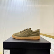 CHANEL 26S SNEAKERS IN MOSS GREEN SUEDE