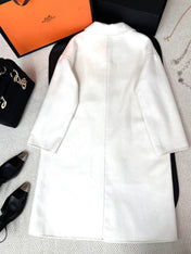 HERMES 25S REVERSIBLE LONG COAT 240