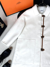 HERMES 25S REVERSIBLE LONG COAT 240
