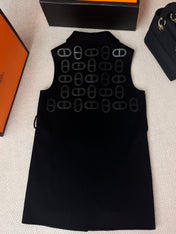 HERMES 25S SLEEVELESS PIG-NOSE VEST 205