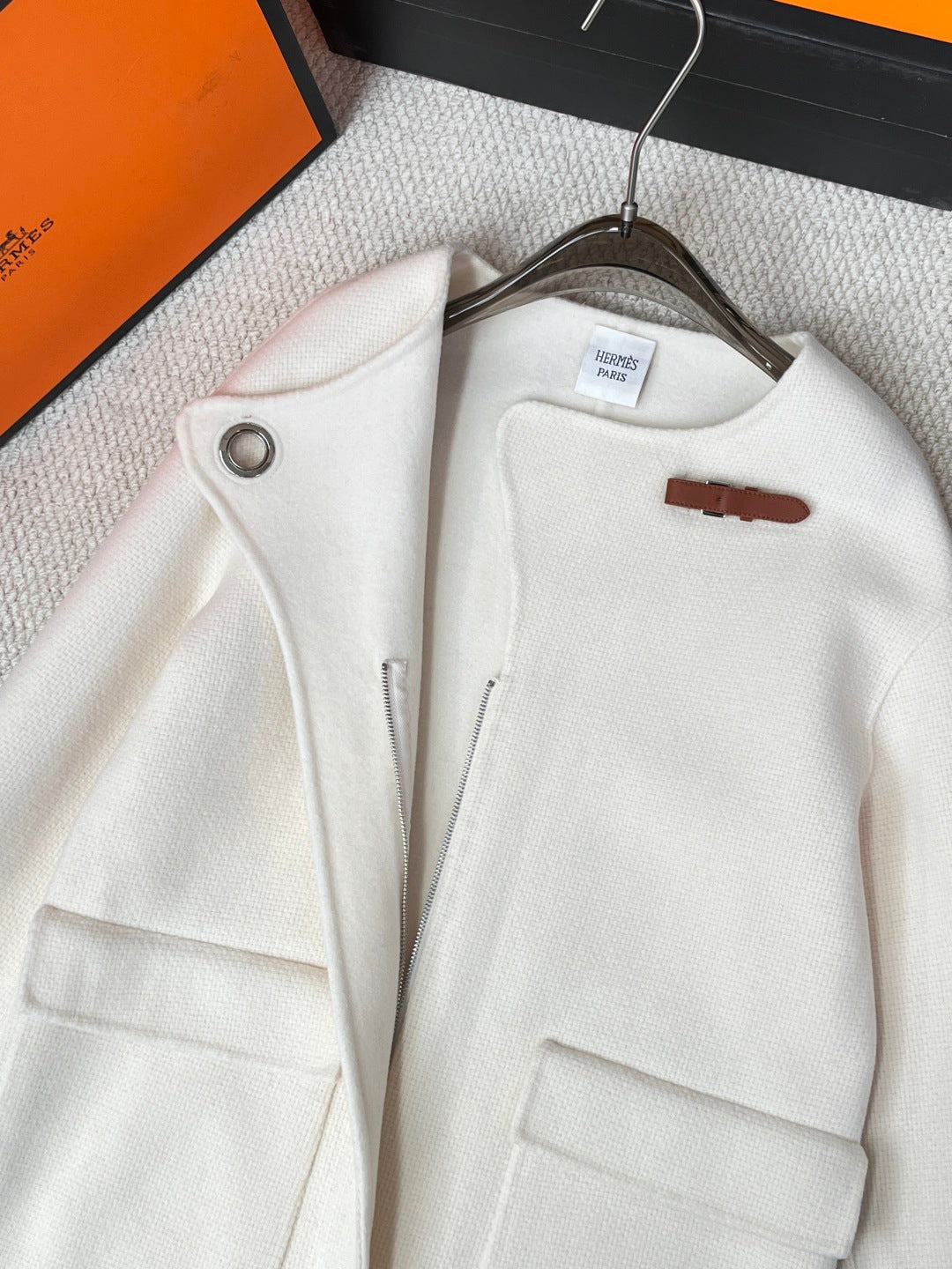 HERMES 25S CASHMERE COAT 197