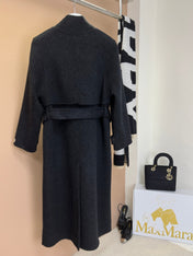 MAX MARA 25S TURTLENECK CASHMERE COAT 131