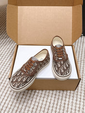 DIOR 26S SALTWIND SNEAKER IN BROWN FABRIC STYLE 6