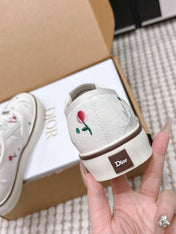 DIOR 26S SALTWIND SNEAKER IN WHITE FABRIC STYLE 1