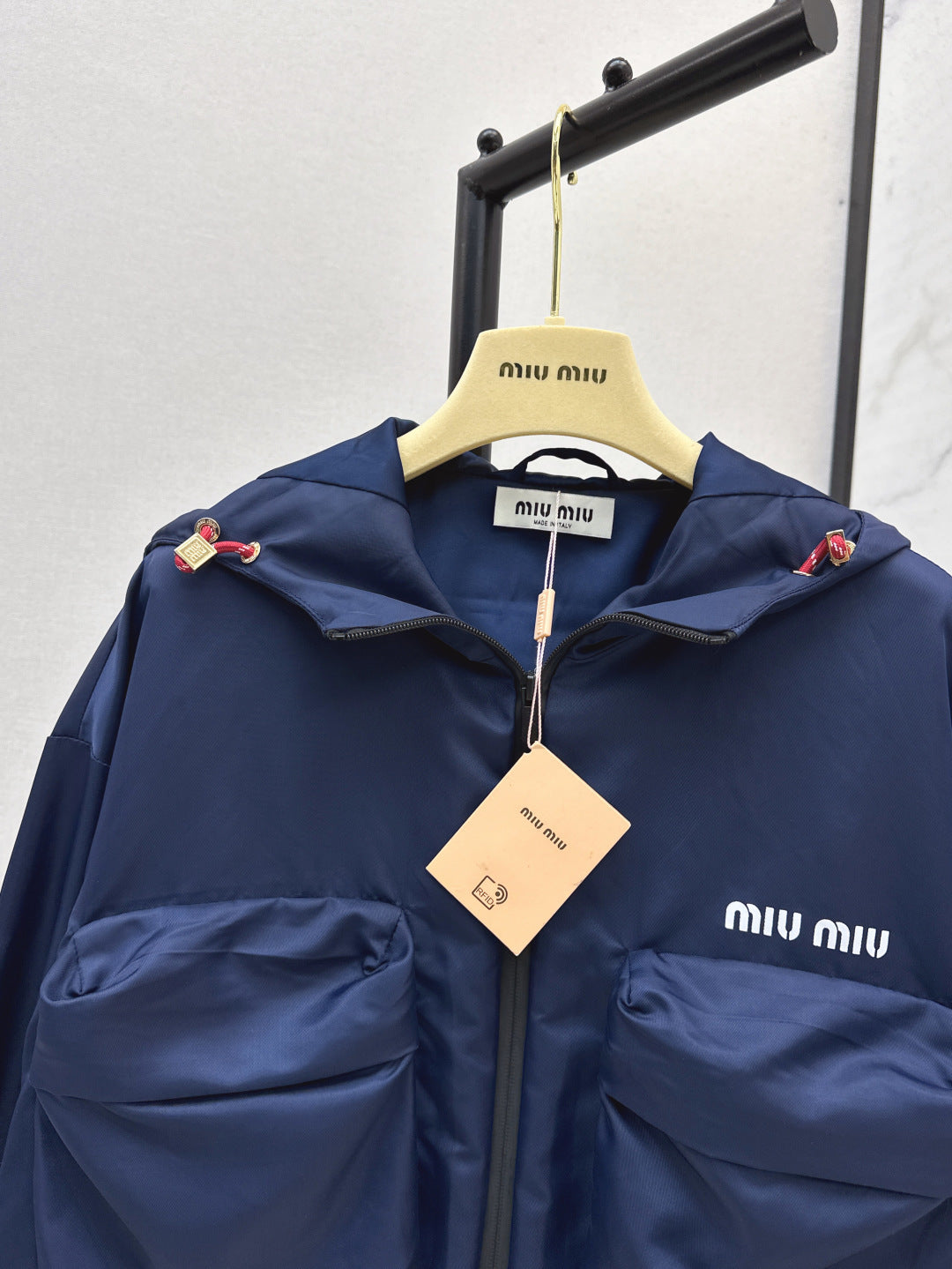 MIUMIU 26S HOODED JACKET 961
