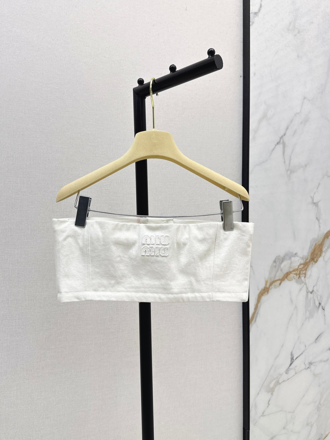 MIUMIU 26S DENIM TUBE TOP 970