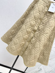 DIOR 25S LONG QUILTED SKIRT 526