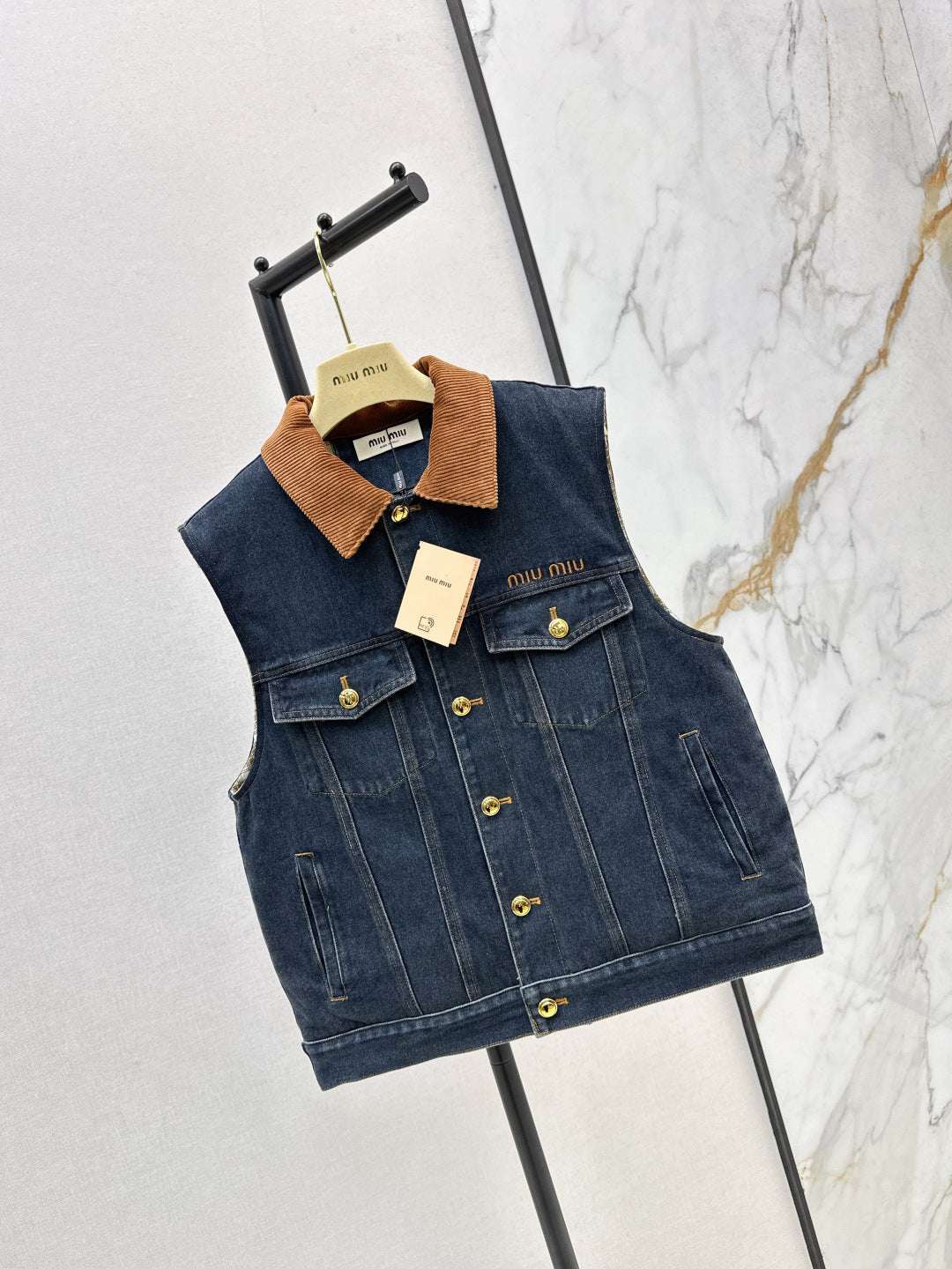 MIUMIU DENIM VEST 00380