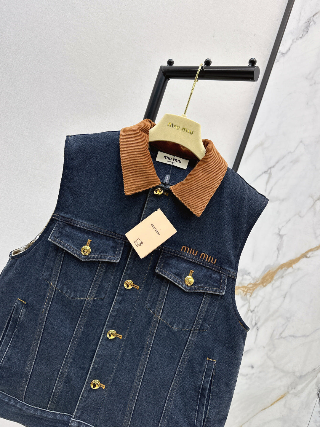 MIUMIU DENIM VEST 00380