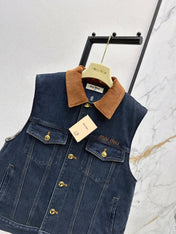 MIUMIU DENIM VEST 00380
