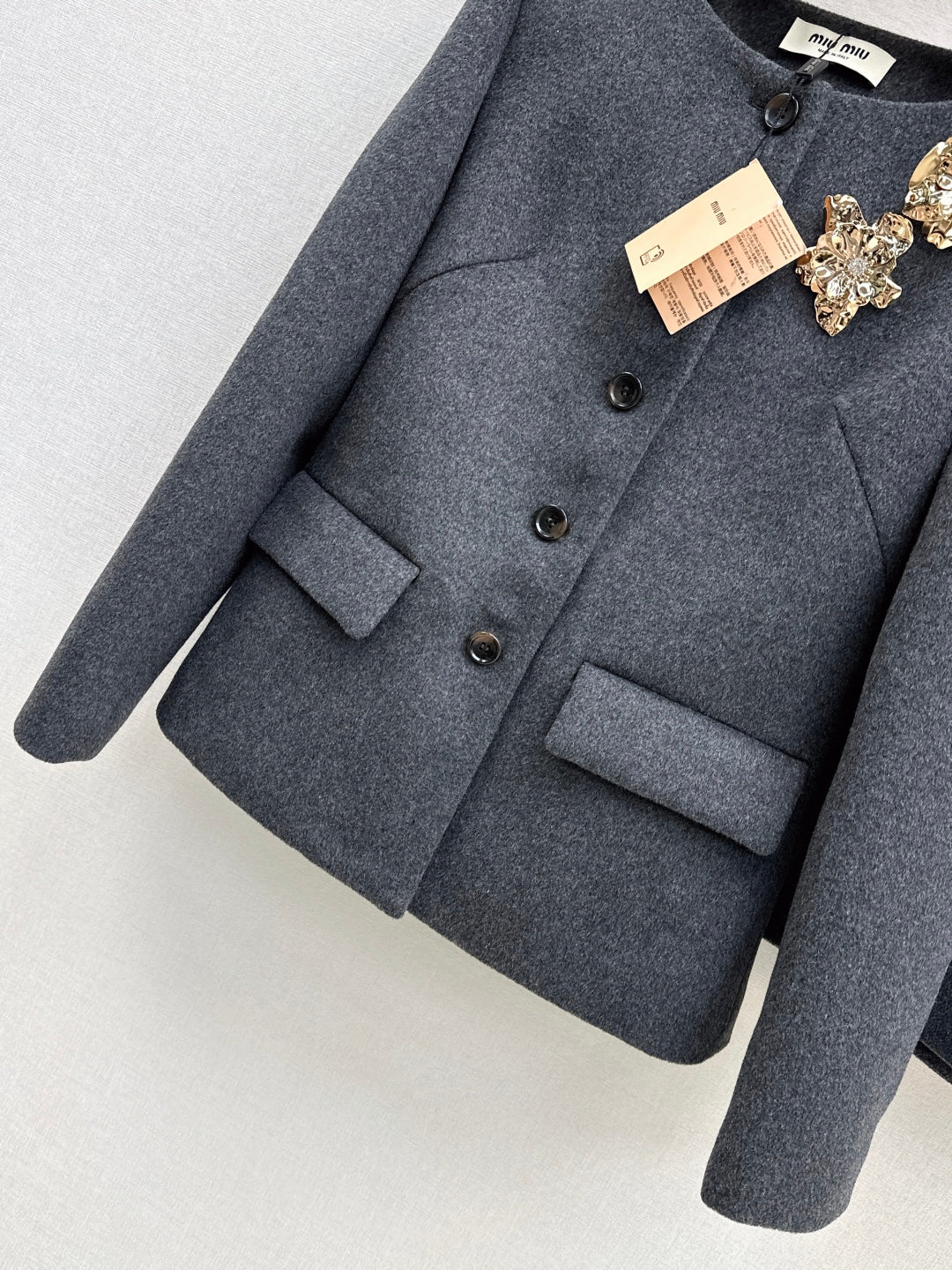 MIUMIU JACKET AND SKIRT SET STYLE 621