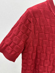 HERMES 26S SHORT SLEEVE SWEATER 547