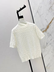 HERMES 26S SHORT SLEEVE SWEATER 544