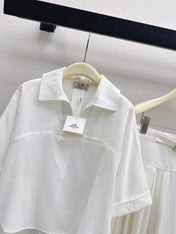HERMES 26S SHIRT AND SKIRT SET 524