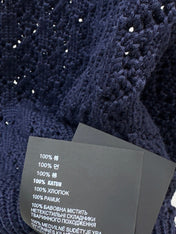 MIUMIU 26S SHORT-SLEEVED KNIT POLO SHIRT STYLE 1041