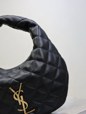 YSL 25S ICARE BABY 17 IN BLACK QUILTED CALFSKIN GOLD HARDWARE