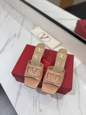 VALENTINO 26S HIGH-HEEL SANDALS 60 MM IN NUDE PINK PATENT CALFSKIN