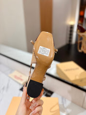 VALENTINO 26S HEELED SLINGBACKS 60 MM IN BEIGE AND BURGUNDY CALFSKIN