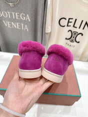 LP 25S SUMMER CHARMS WALK LOAFERS IN FUCHSIA SUEDE AND FLEECE