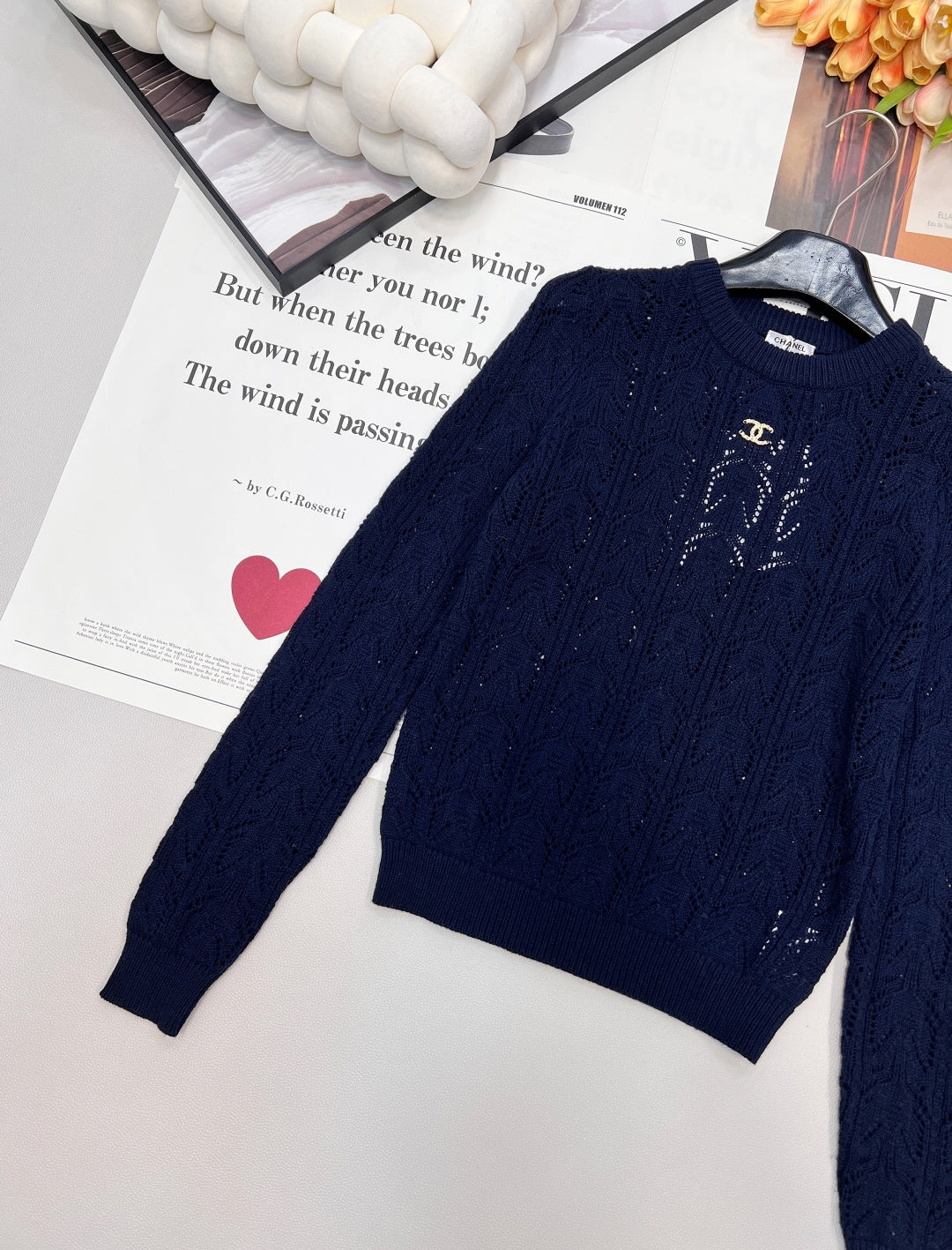 CHANEL 25S LONG-SLEEVE SWEATER 443