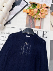 CHANEL 25S LONG-SLEEVE SWEATER 443