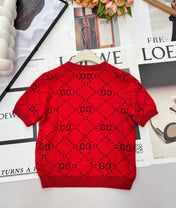 GUCCI SHORT-SLEEVE KNIT TOP STYLE 24