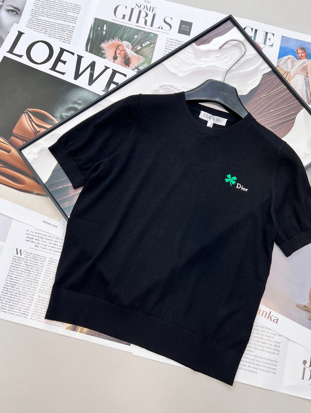 DIOR 26S SHORT-SLEEVE SWEATER 1163