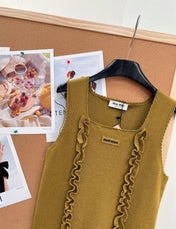 MIUMIU 26S SQUARE-NECK SWEATER STYLE 1108