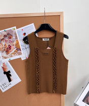 MIUMIU 26S SQUARE-NECK SWEATER STYLE 1107
