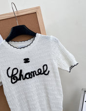 CHANEL 26S SHORT-SLEEVE KNIT TOP STYLE 1148