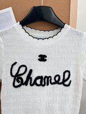 CHANEL 26S SHORT-SLEEVE KNIT TOP STYLE 1148