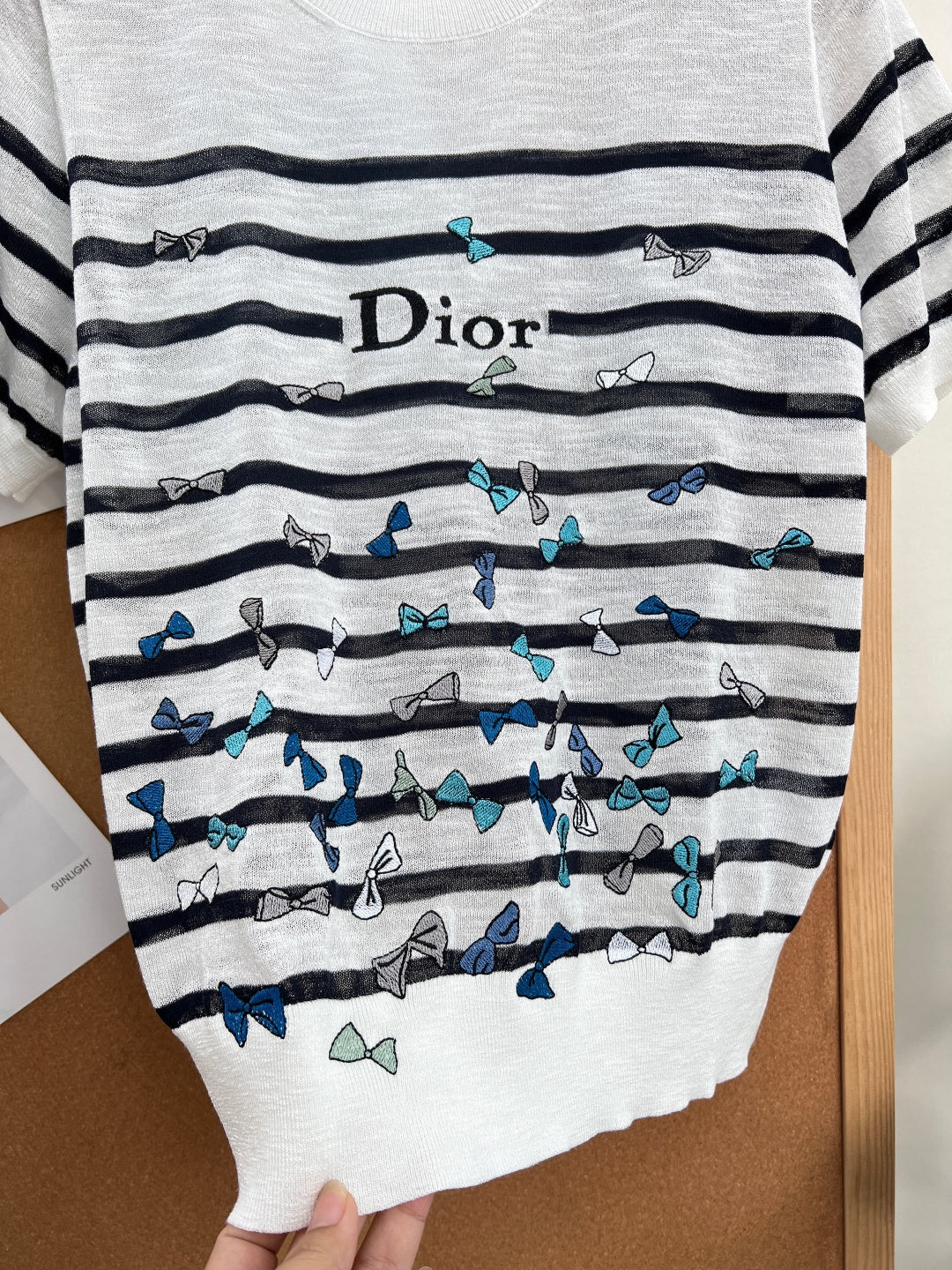 DIOR 26S SHORT-SLEEVED SWEATER 1269
