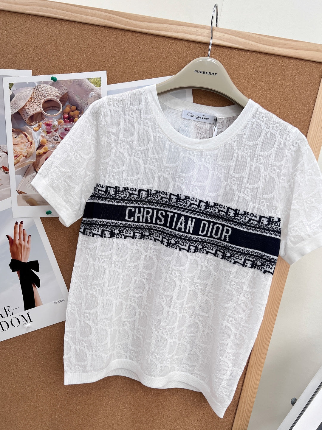 DIOR 26S SHORT-SLEEVED SWEATER 1245