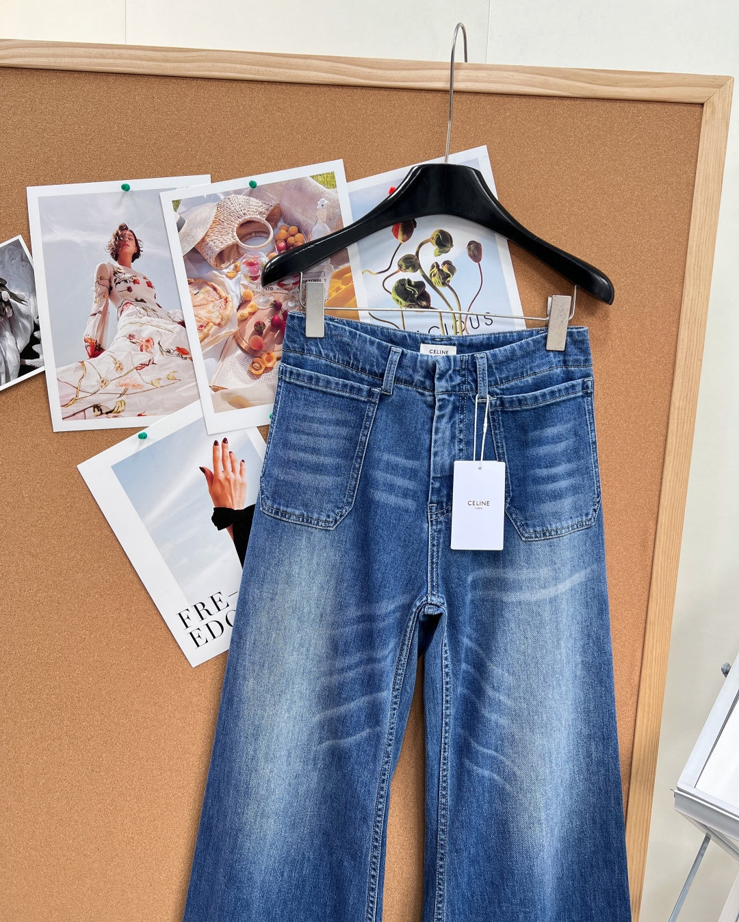 CELINE 26S WIDE LEG JEANS 290