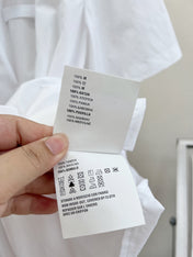PRADA 26S SHORT WHITE SHIRT 1046