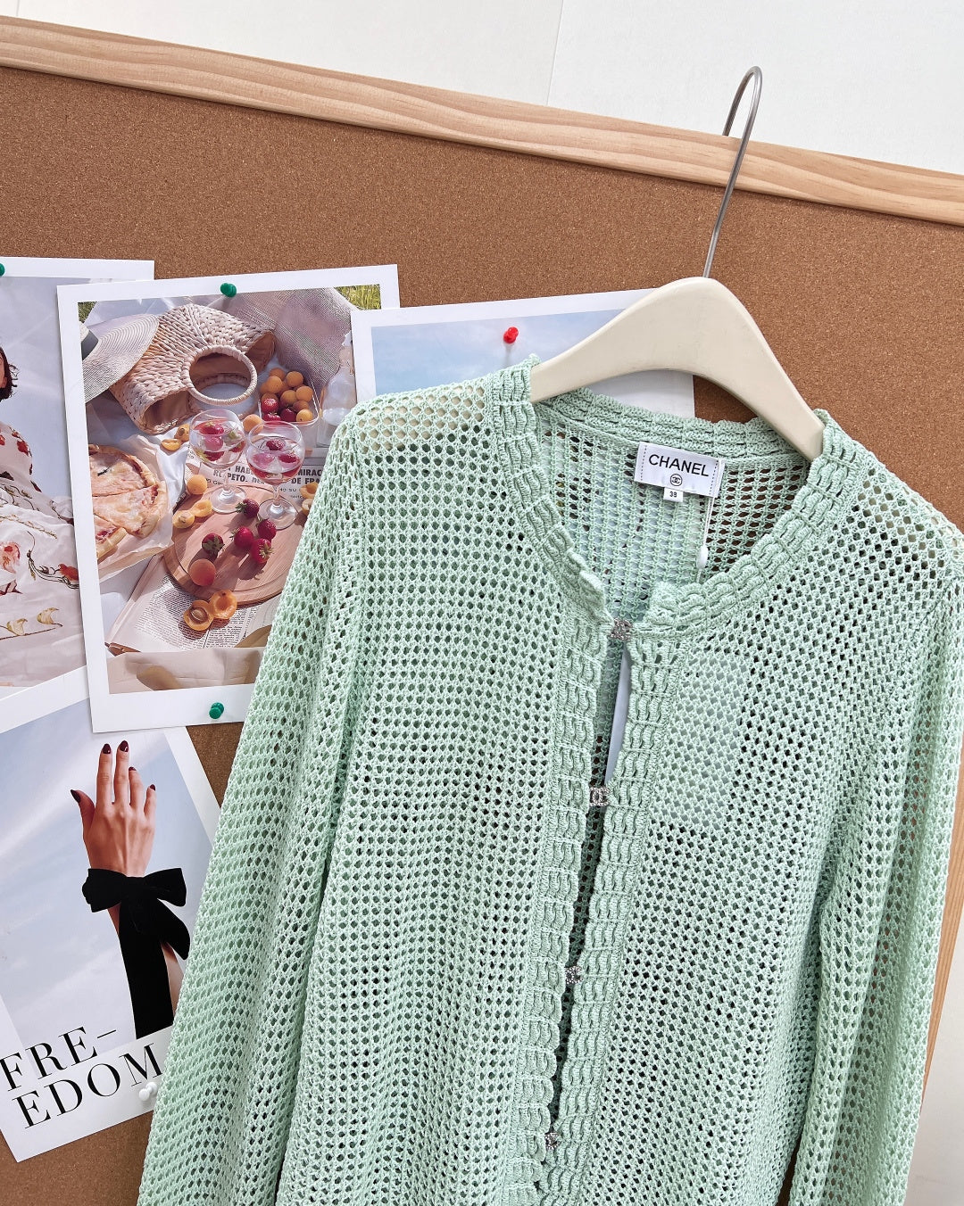 CHANEL 26S OPEN KNIT CARDIGAN STYLE 1242
