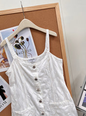 CHANEL 26S DENIM CAMI DRESS 1411