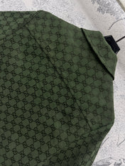 GUCCI SHORT-SLEEVE LAPEL SHIRT STYLE 100