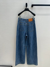 Loewe 25 Sickle Jeans Blue Denim Cotton