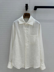 LP WHITE LINEN SHIRT 264286