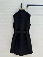 HERMES SLEEVELESS ZIPPER DRESS 276153