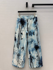 DIOR PRINTED DENIM PANTS 268196