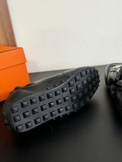 SKATEBOARD SHOES BLACK CALFSKIN