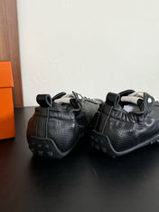 SKATEBOARD SHOES BLACK CALFSKIN