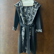 HERMES 25S REVERSIBLE LONG HOODED COAT 049