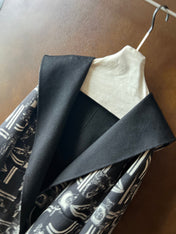 HERMES 25S REVERSIBLE LONG HOODED COAT 047