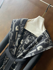HERMES 25S REVERSIBLE LONG HOODED COAT 047