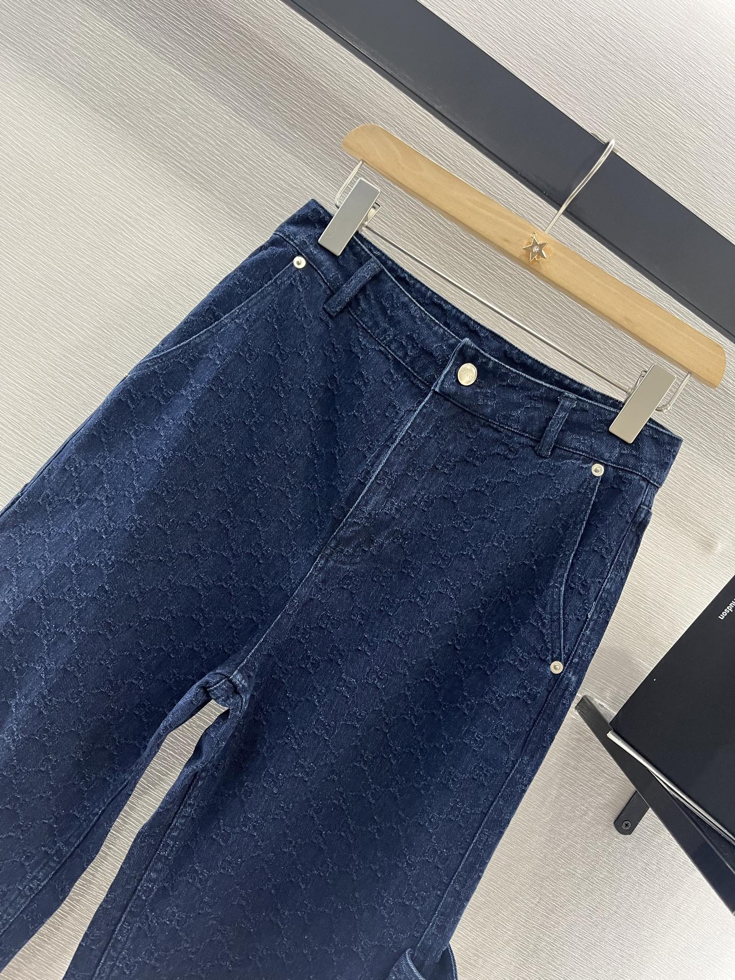 GUCCI CLASSIC JACQUARD GRADIENT JEANS